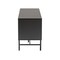 Baxton Studio Truett Modern Dark Brown Finished Wood and Two-Tone Black and Gold Metal TV Stand 226-12494-ZORO - alternate 9
